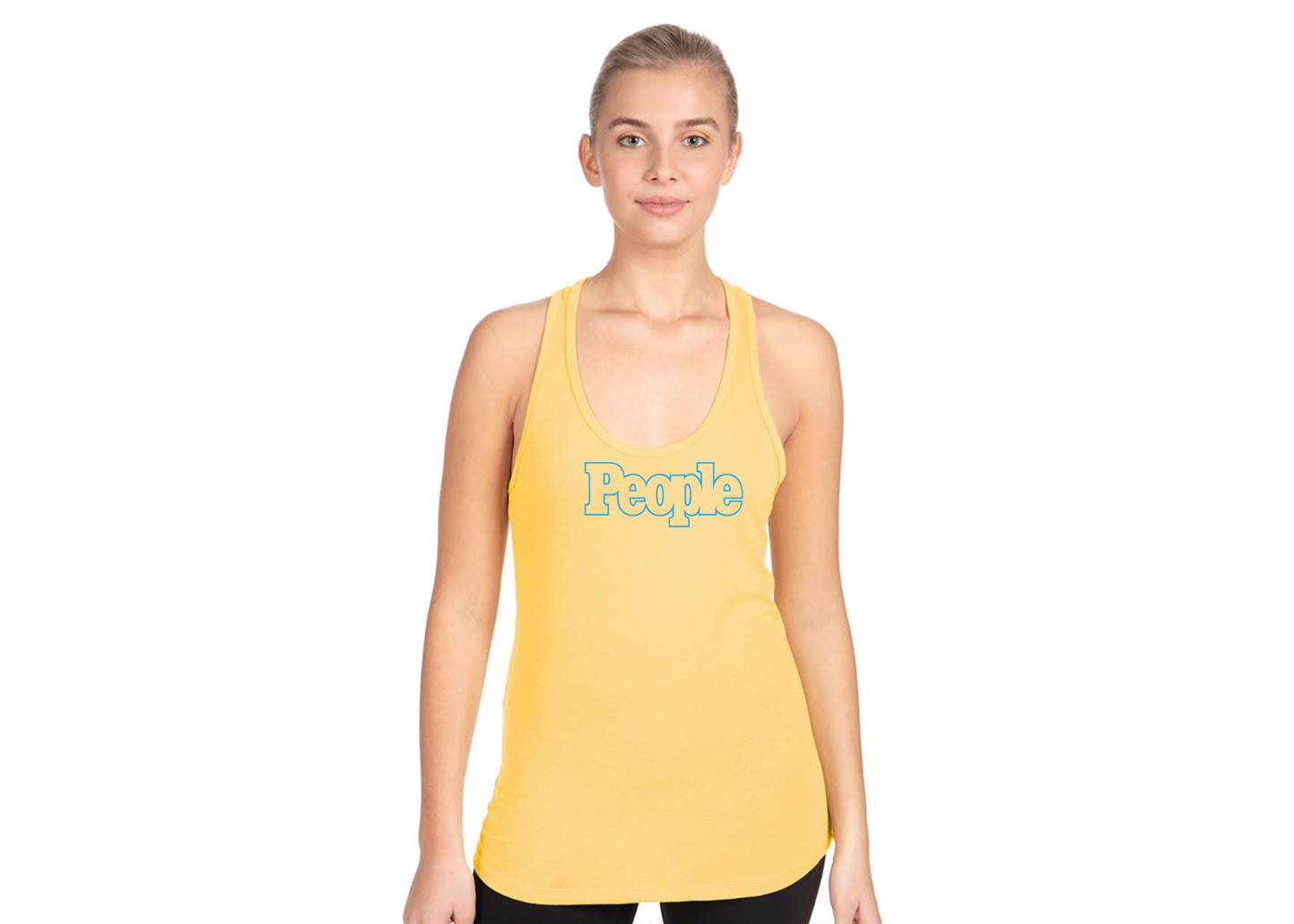 Women's People Magazine Logo Next Level Ideal Racerback Tank