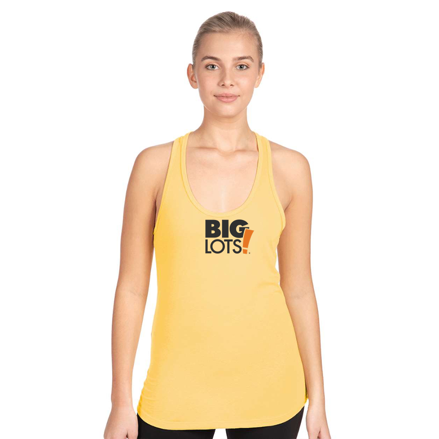 Women's Big Lots Logo Next Level Ideal Racerback Tank
