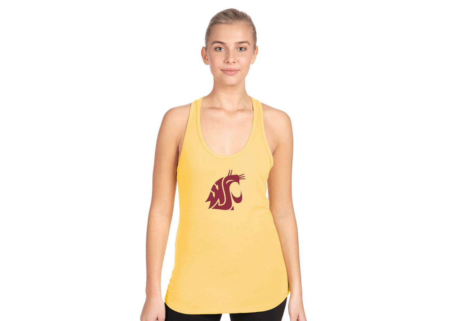 Women's Washington State Cougars Next Level Ideal Racerback Tank
