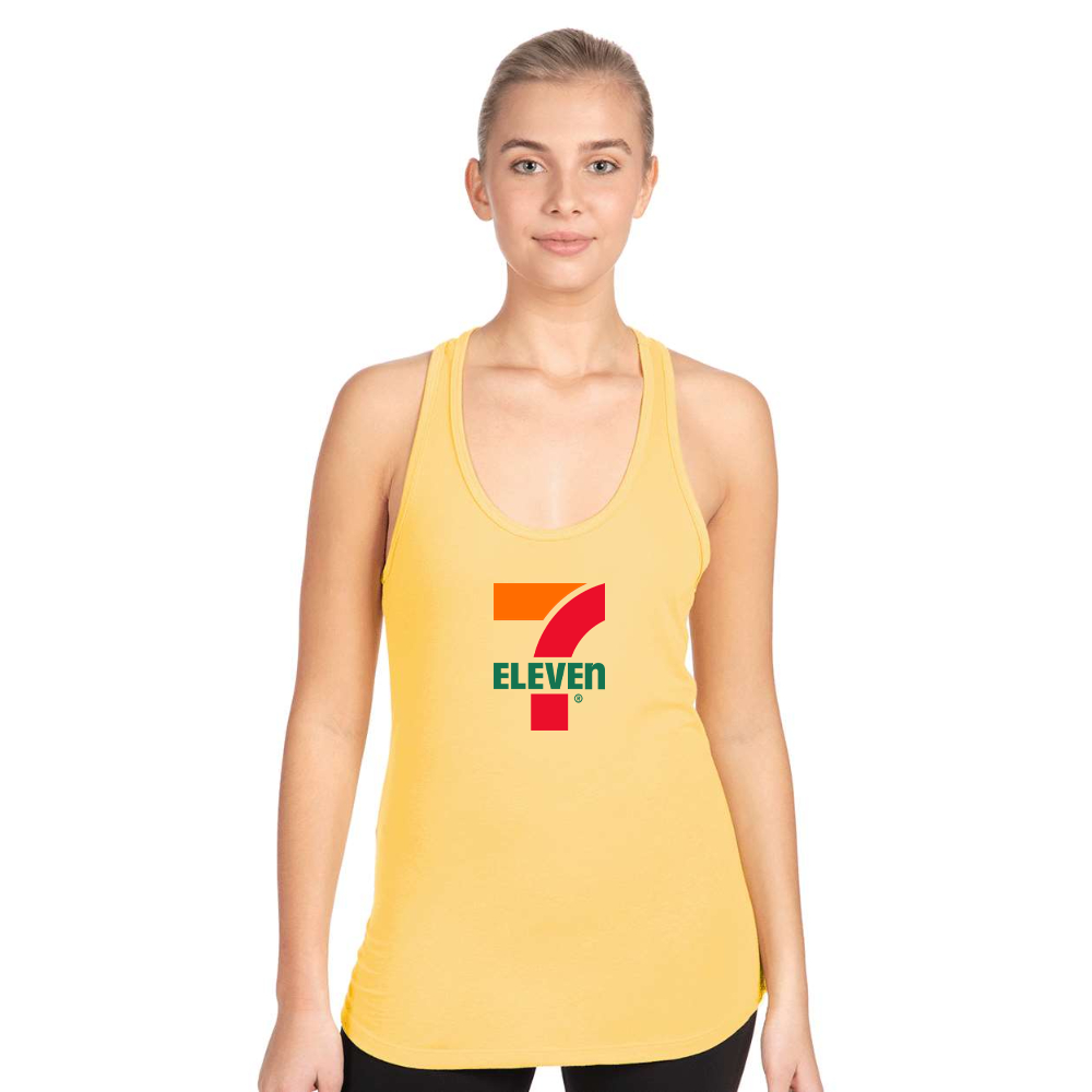 Women's 7 Eleven Logo Next Level Ideal Racerback Tank