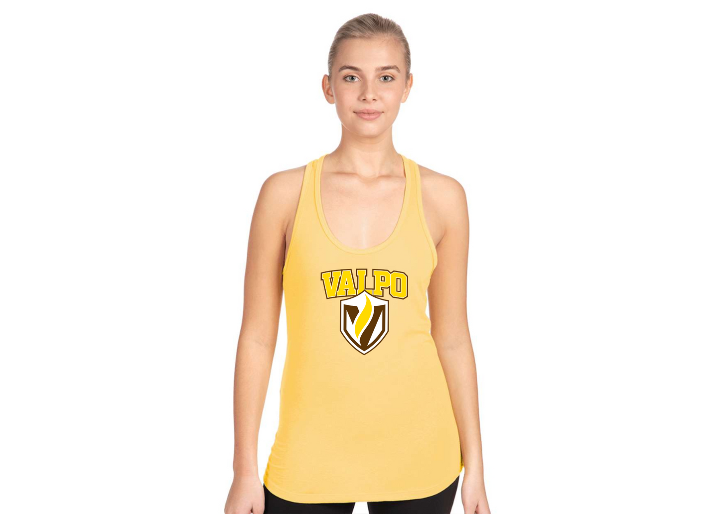 Women's Valparaiso Crusaders Next Level Ideal Racerback Tank