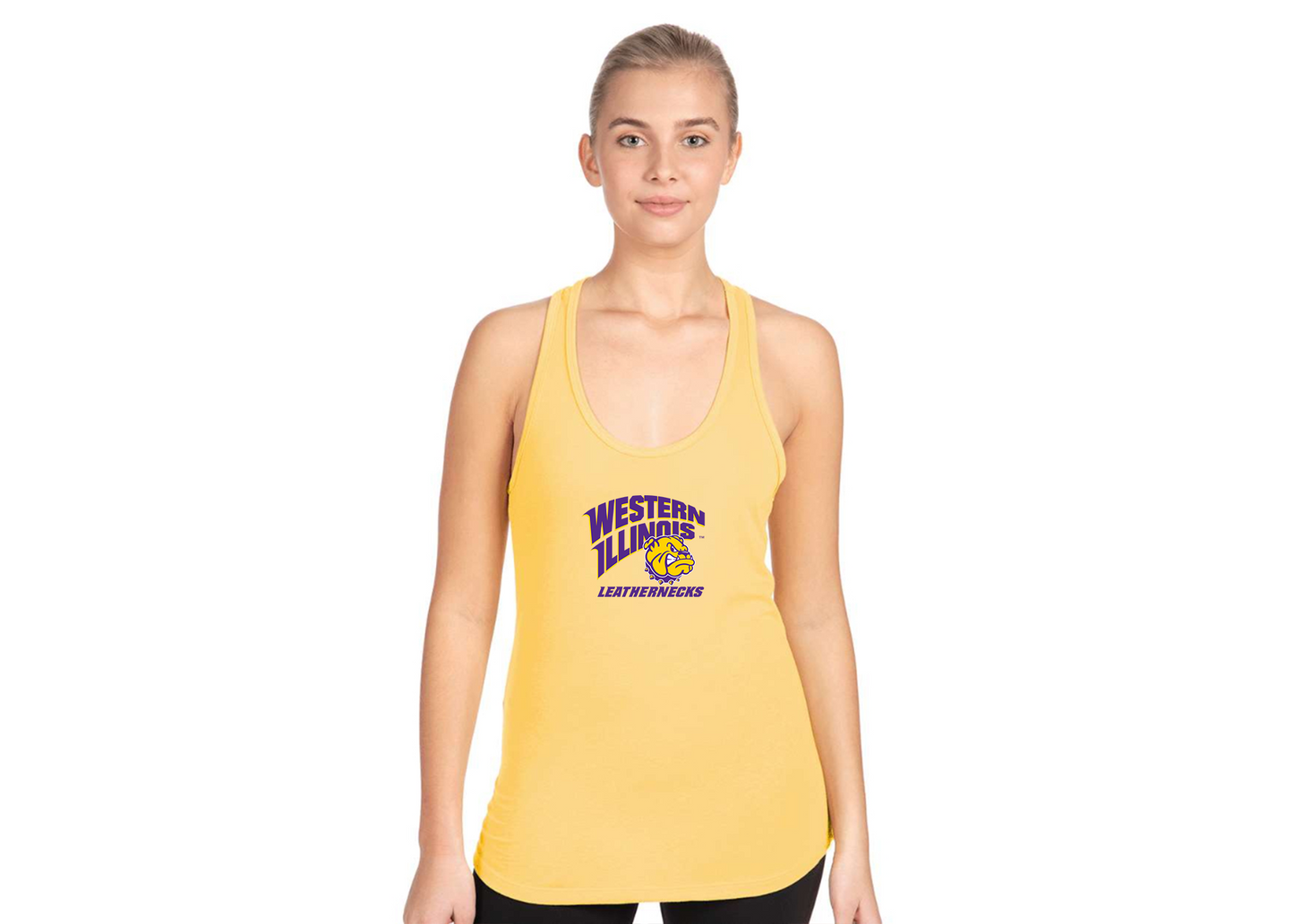 Women's Western Illinois Leathernecks Next Level Ideal Racerback Tank