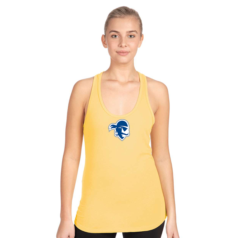 Women's Seton Hall Pirates Logo Next Level Ideal Racerback Tank