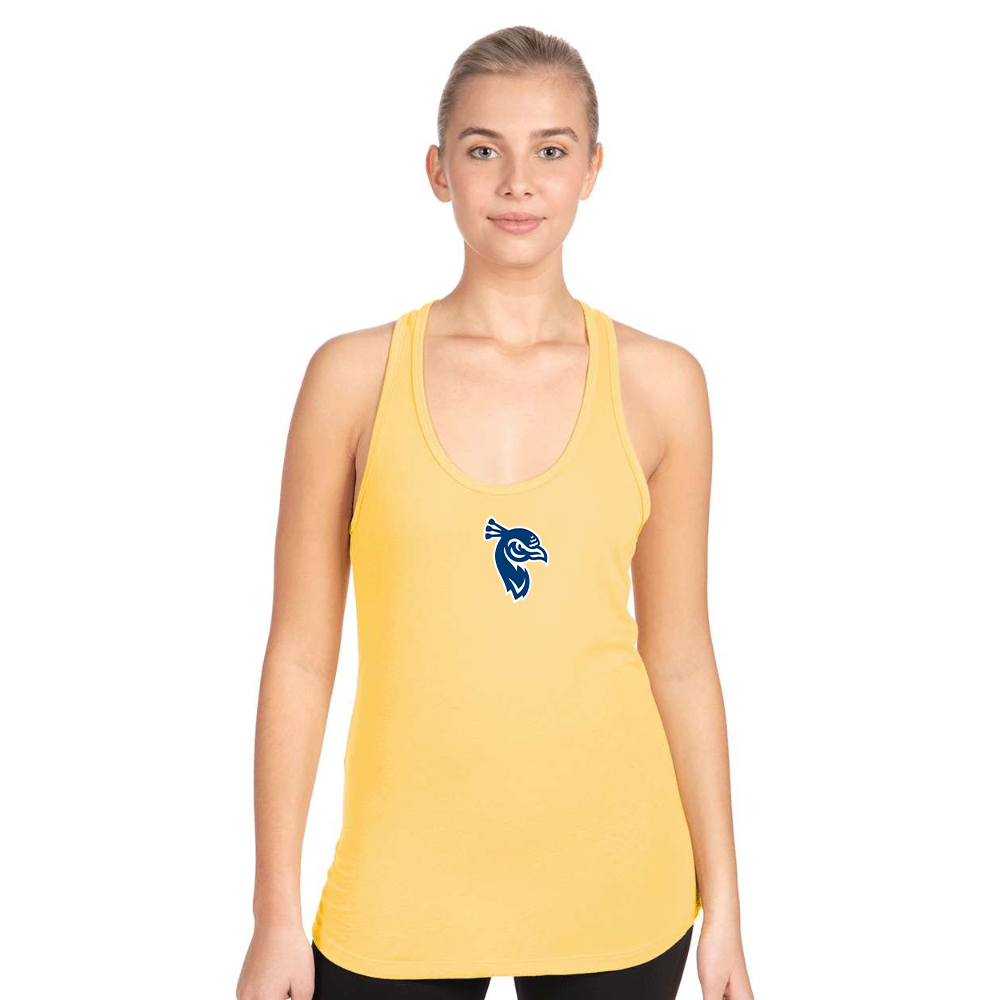 Women's Saint Peters Peacocks Logo Next Level Ideal Racerback Tank