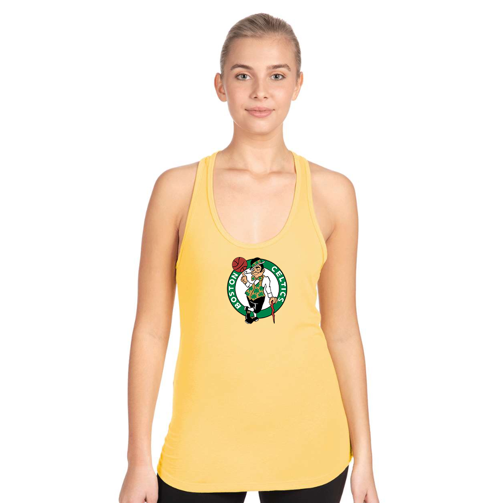 Women's Boston Celtics Logo Next Level Ideal Racerback Tank