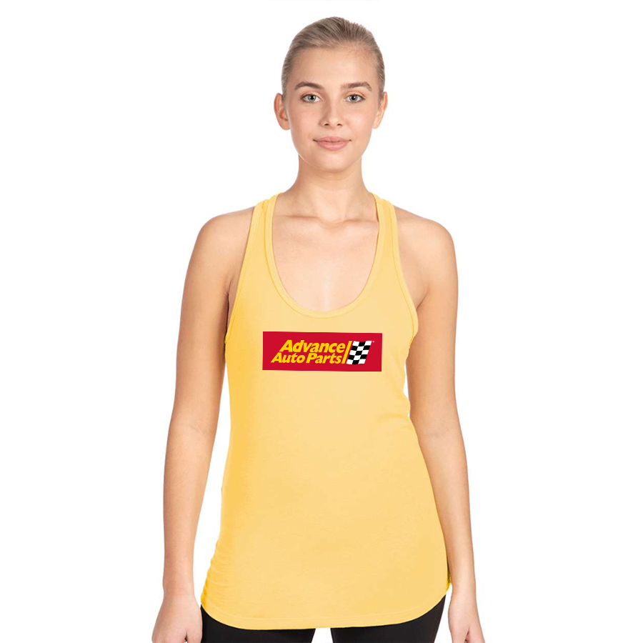 Women's Advance Auto Parts Logo Next Level Ideal Racerback Tank