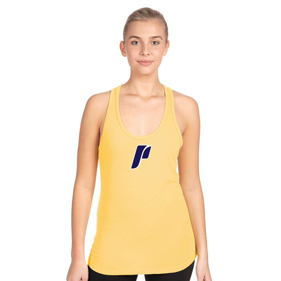 Women's Portland Pilots Logo Next Level Ideal Racerback Tank