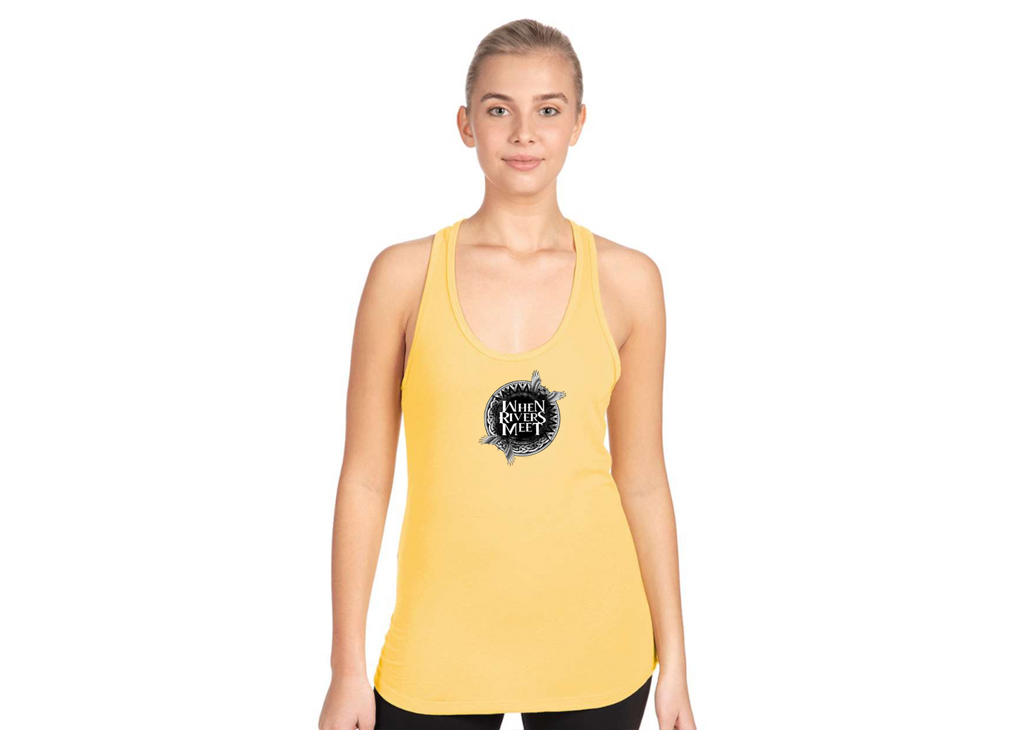Women's When Rivers Meet Next Level Ideal Racerback Tank