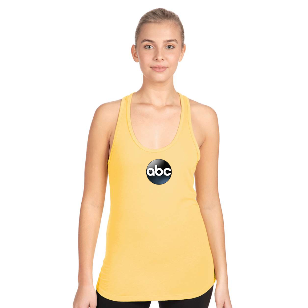 Women's Abc Logo Next Level Ideal Racerback Tank