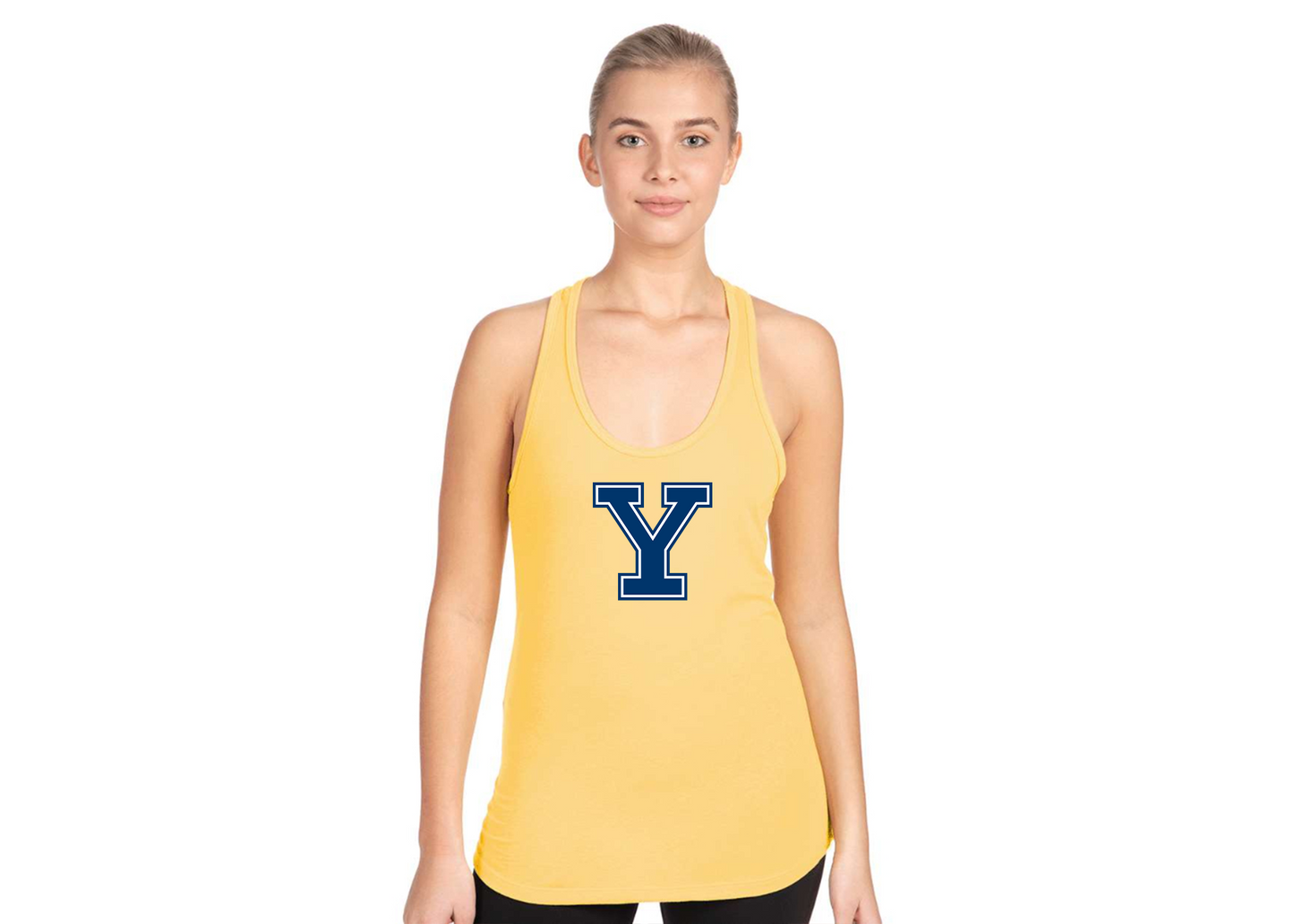 Women's Yale Bulldogs Next Level Ideal Racerback Tank