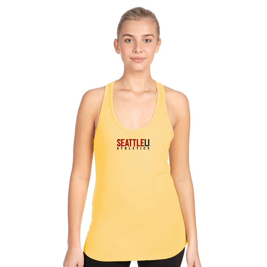 Women's Seattle Redhawks Logo Next Level Ideal Racerback Tank