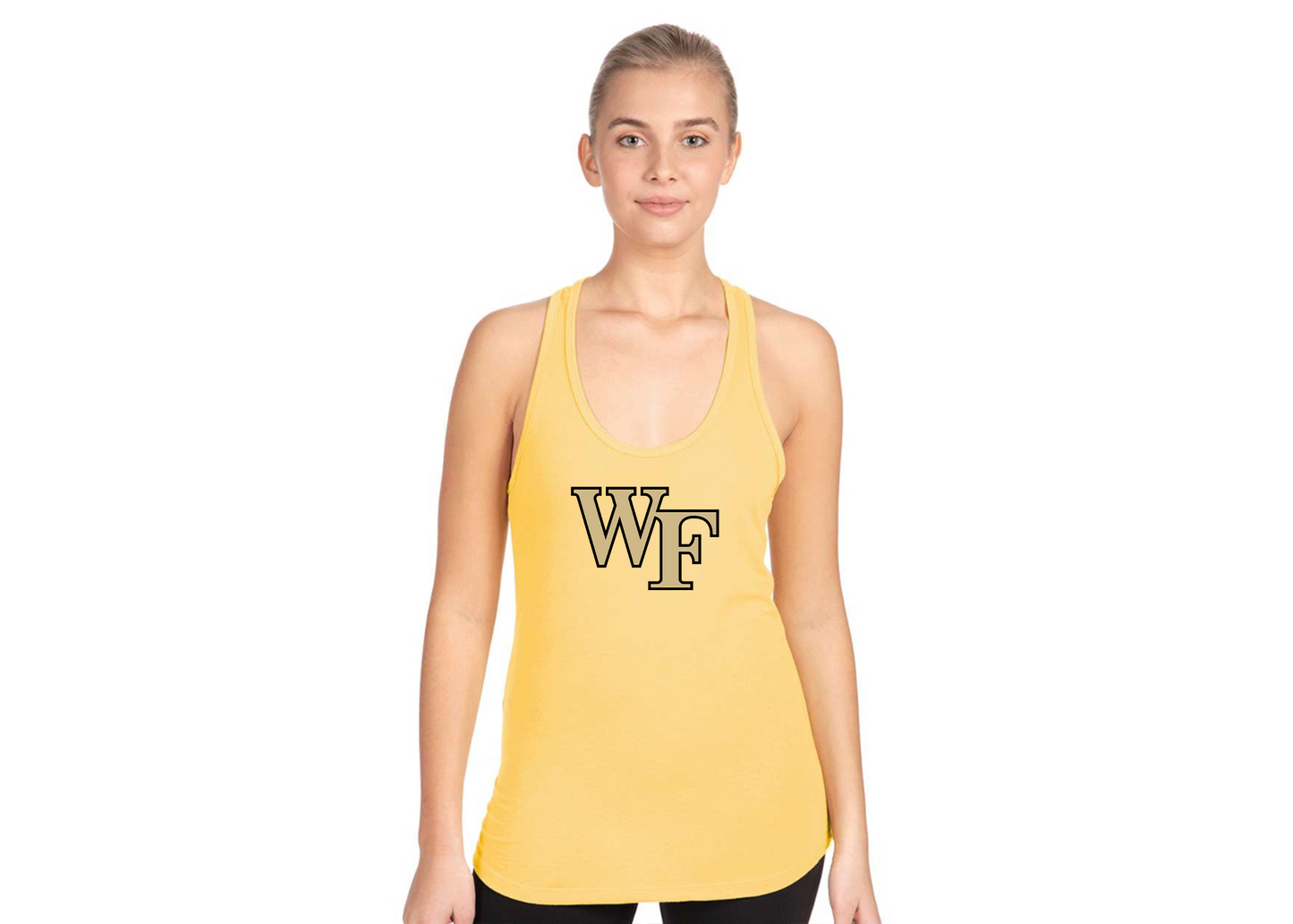 Women's Wake Forest Demon Deacons Next Level Ideal Racerback Tank
