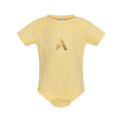 Accor Golden Logo Rabbit Skins Infant Baby Rib Bodysuit