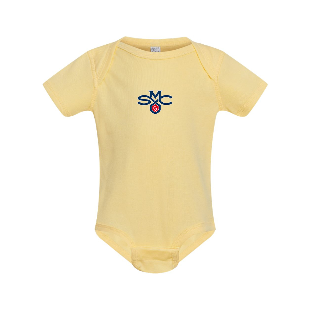 Saint Marys Gaels Logo Rabbit Skins Infant Baby Rib Bodysuit