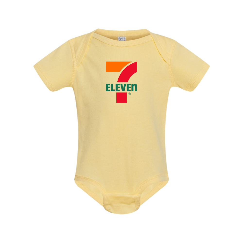 7 Eleven Logo  Rabbit Skins Infant Baby Rib Bodysuit