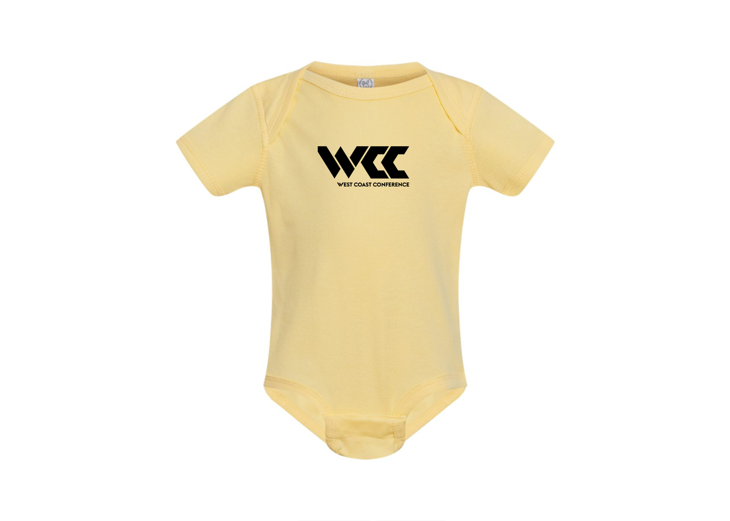 West Coast Conference Rabbit Skins Infant Baby Rib Bodysuit
