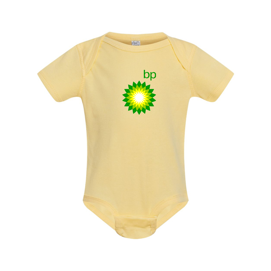 BP Oil Logo Rabbit Skins Infant Baby Rib Bodysuit
