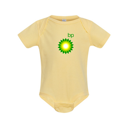 BP Oil Logo Rabbit Skins Infant Baby Rib Bodysuit