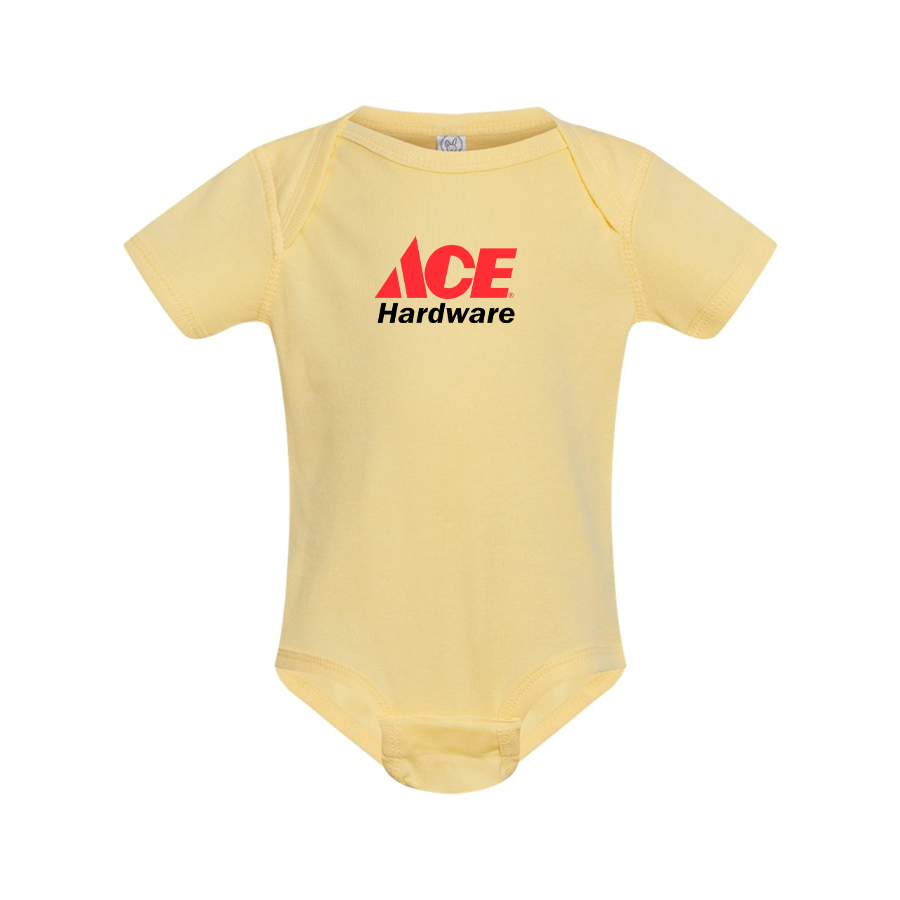 ACE Hardware Logo Rabbit Skins Infant Baby Rib Bodysuit