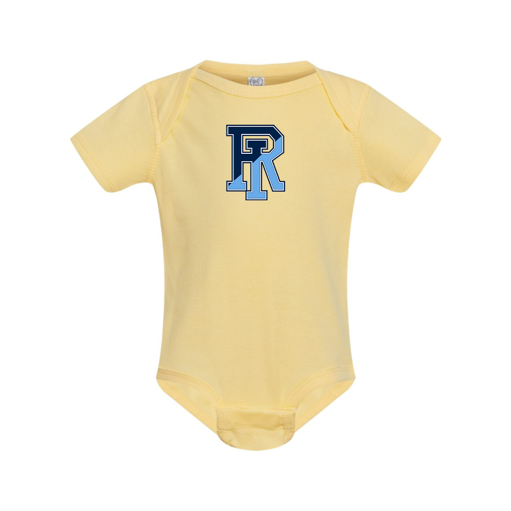 Rhode Island Rams Logo Rabbit Skins Infant Baby Rib Bodysuit