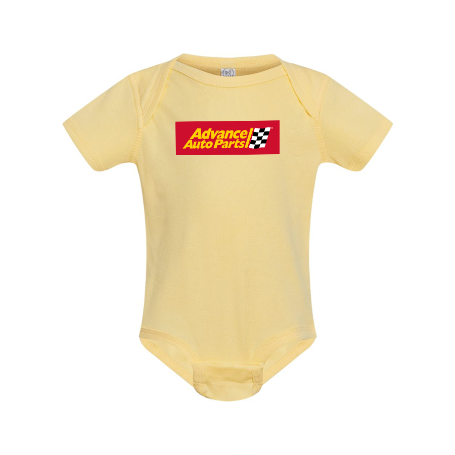 Advance Auto Parts Logo  Rabbit Skins Infant Baby Rib Bodysuit