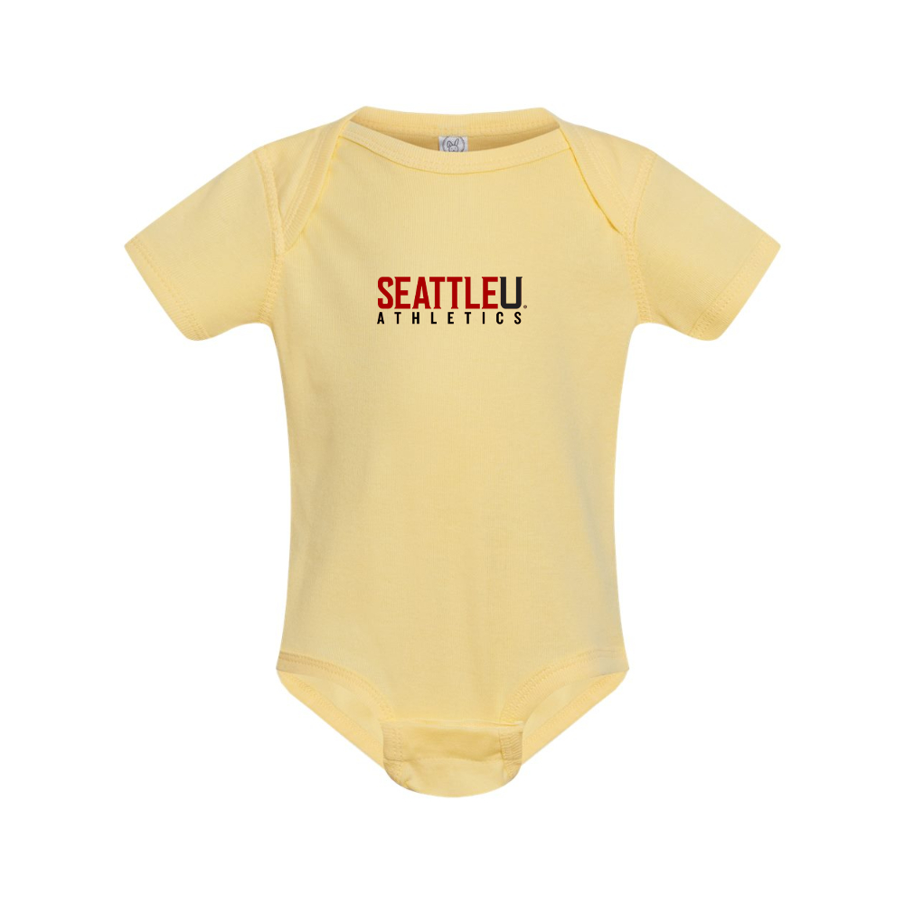 Seattle Redhawks Logo  Rabbit Skins Infant Baby Rib Bodysuit