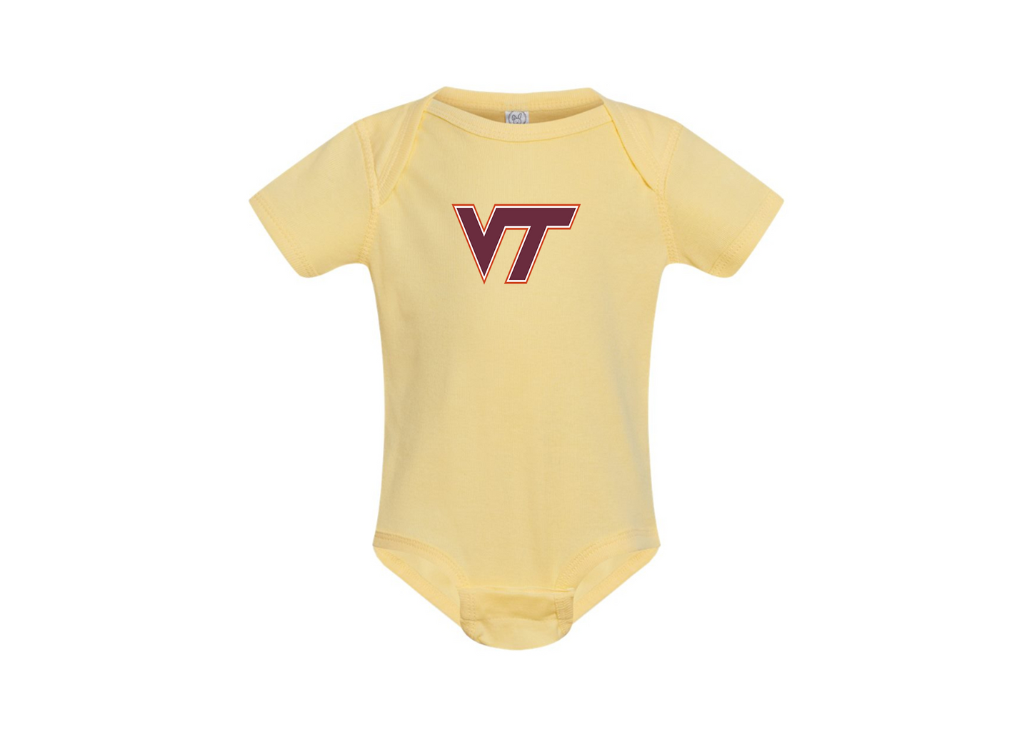 Virginia Tech Hokies Rabbit Skins Infant Baby Rib Bodysuit