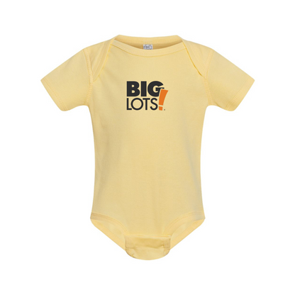 Big Lots Logo Rabbit Skins Infant Baby Rib Bodysuit