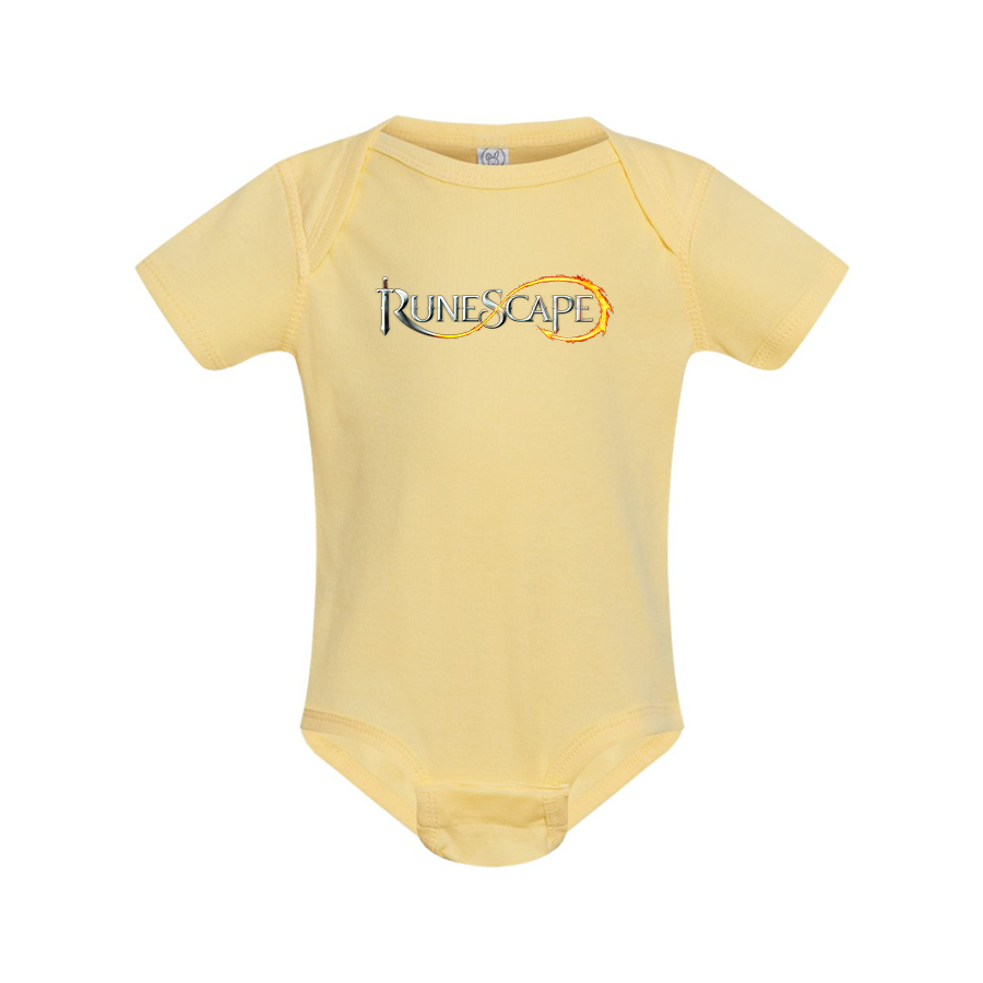 Runescape Logo Rabbit Skins Infant Baby Rib Bodysuit