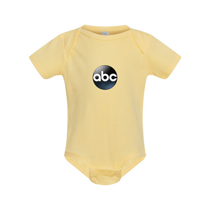 Abc Logo  Rabbit Skins Infant Baby Rib Bodysuit