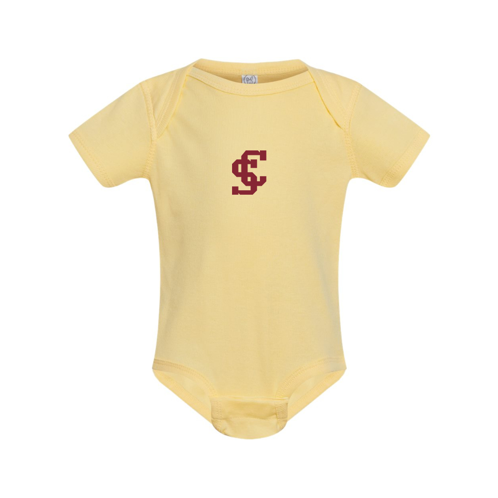 Santa Clara Broncos Logo Rabbit Skins Infant Baby Rib Bodysuit