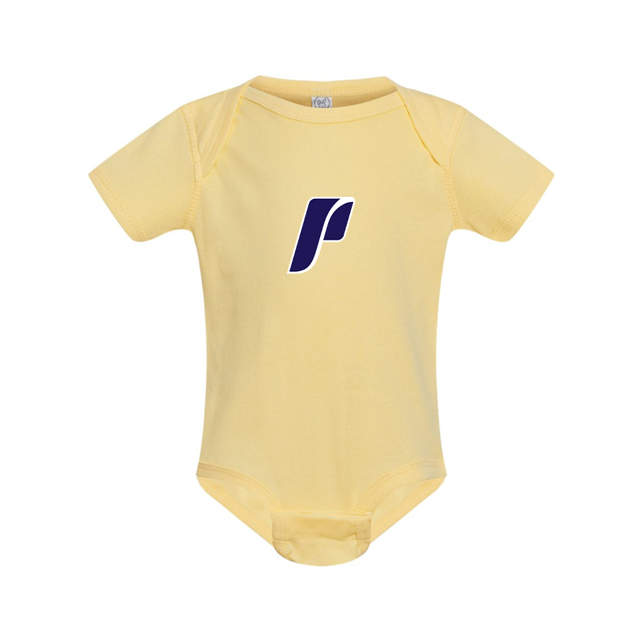 Portland Pilots Logo  Rabbit Skins Infant Baby Rib Bodysuit