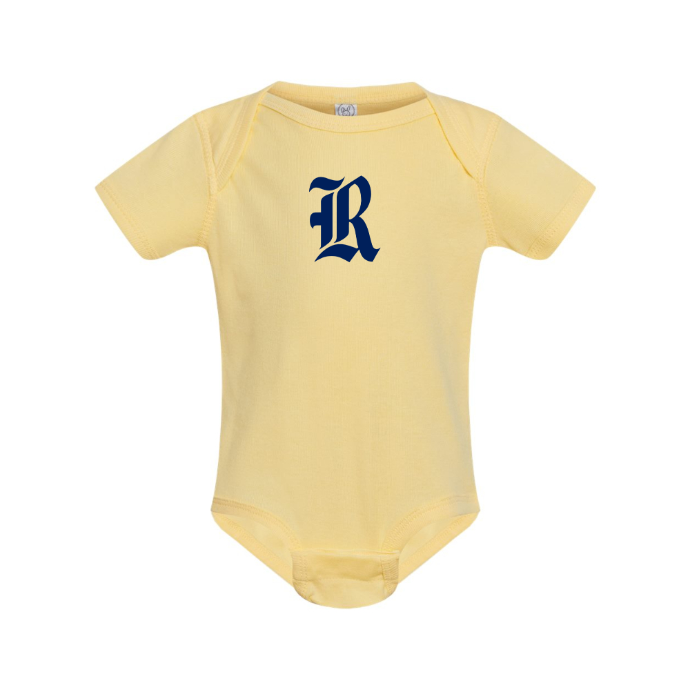 Rice Owls Logo Rabbit Skins Infant Baby Rib Bodysuit