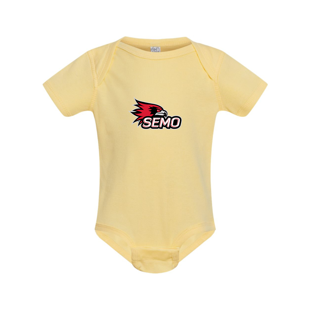 SEMO Redhawks Logo Rabbit Skins Infant Baby Rib Bodysuit