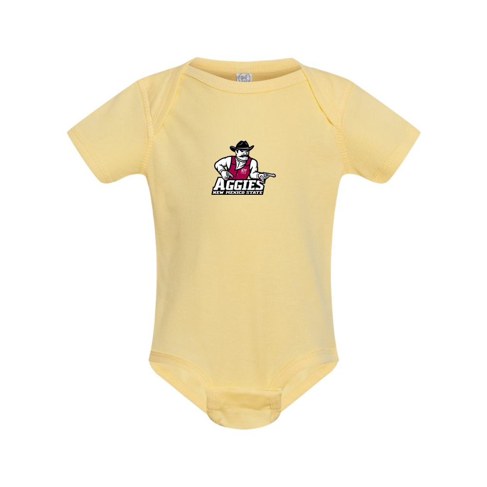 Aggies New Mexico State Logo  Rabbit Skins Infant Baby Rib Bodysuit