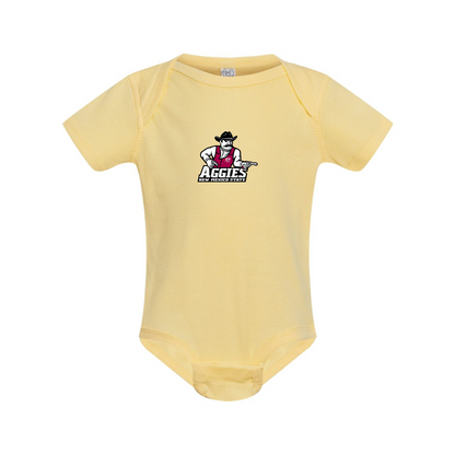 Aggies New Mexico State Logo  Rabbit Skins Infant Baby Rib Bodysuit