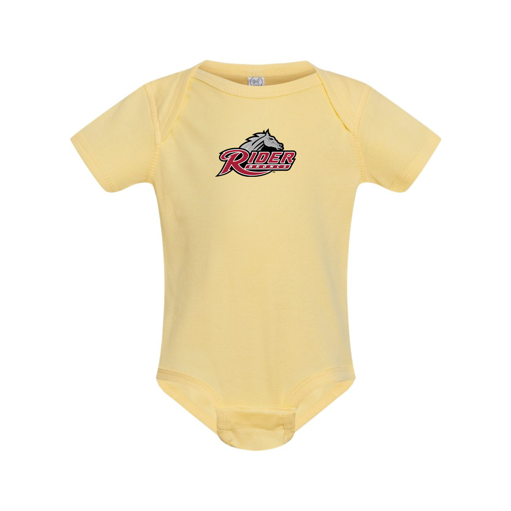Rider Broncs Logo Rabbit Skins Infant Baby Rib Bodysuit