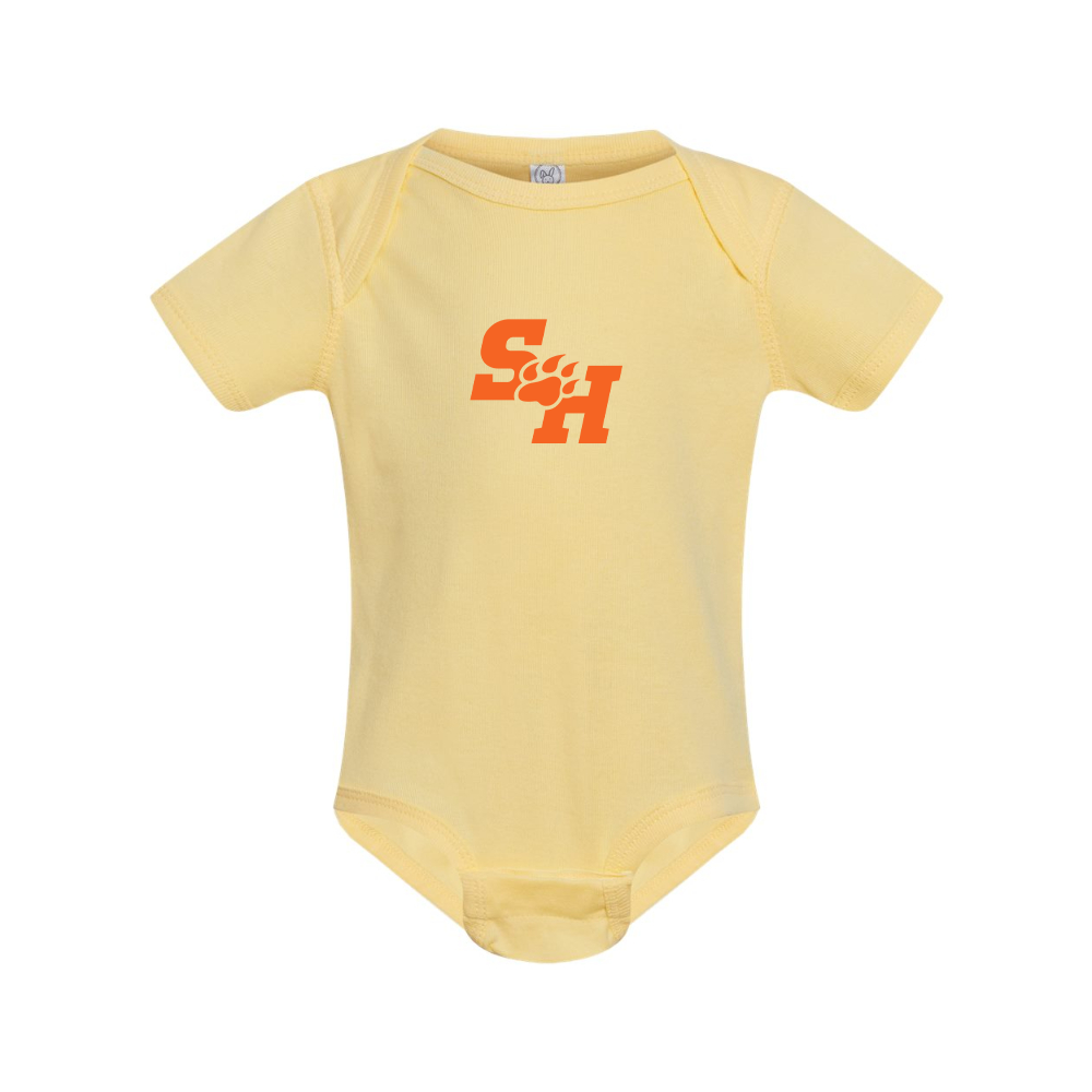 Sam Houston State Bearkats Logo Rabbit Skins Infant Baby Rib Bodysuit