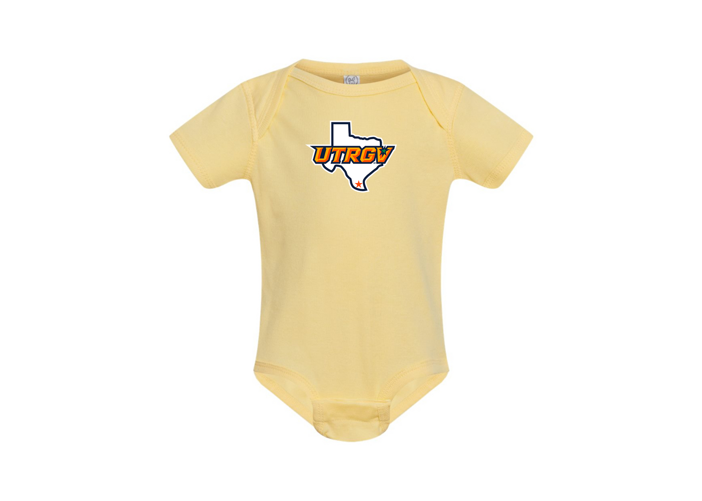 UTRGV Vaqueros Rabbit Skins Infant Baby Rib Bodysuit
