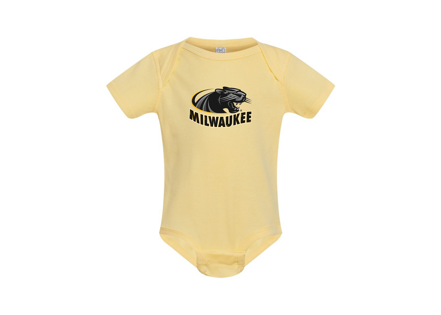 Wisconsin Milwaukee Panthers Rabbit Skins Infant Baby Rib Bodysuit