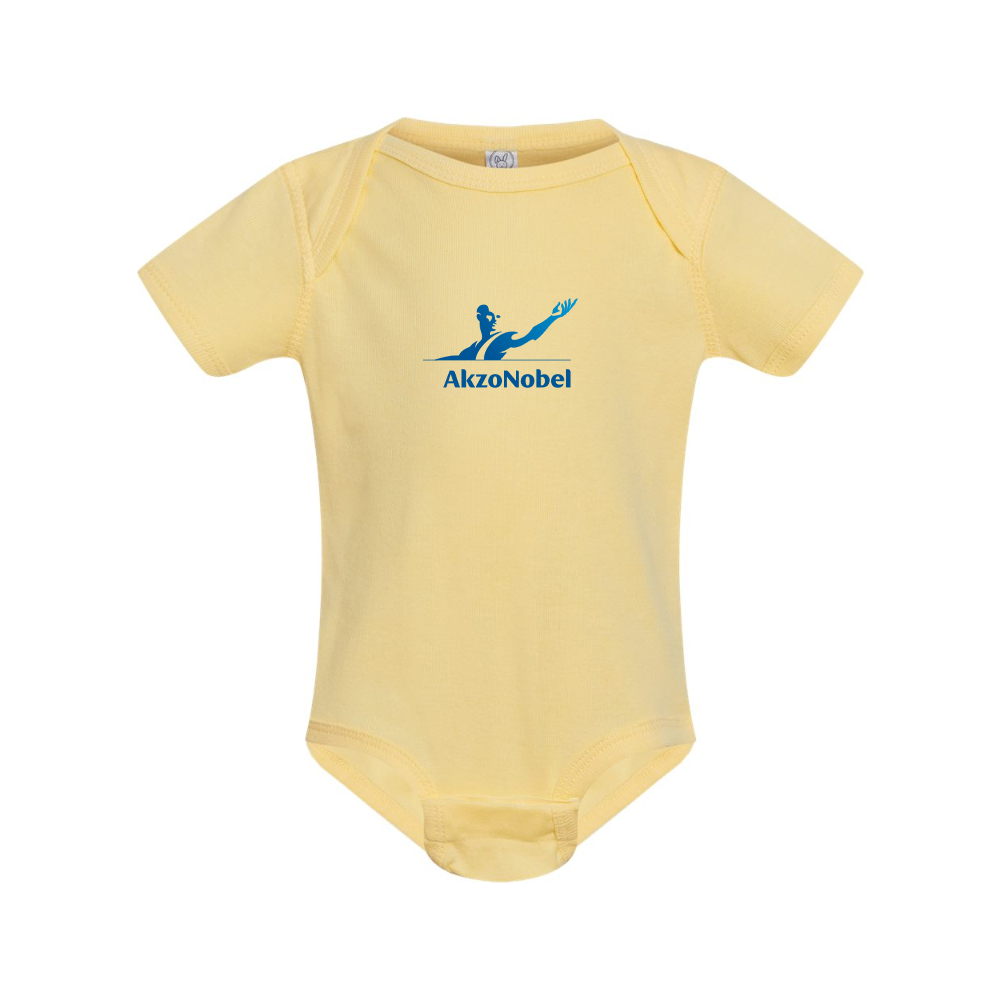 AkzoNobel Logo  Rabbit Skins Infant Baby Rib Bodysuit