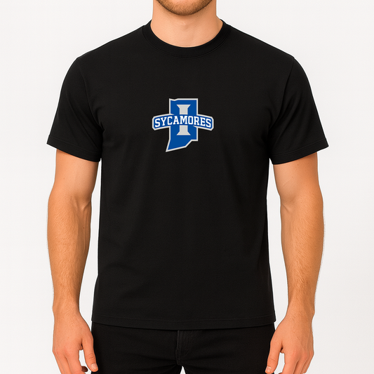 Men's Indiana State Sycamores Logo Cotton T-Shirt