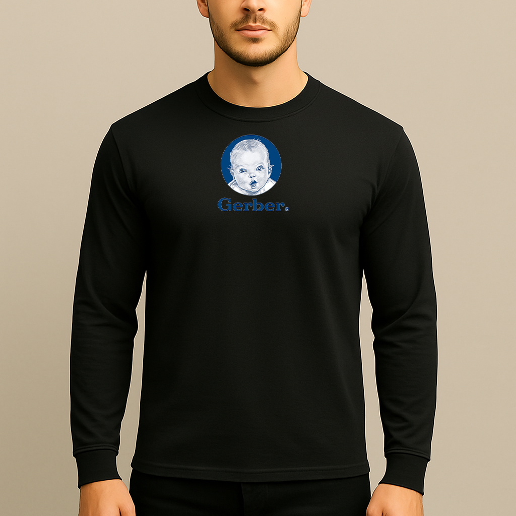 Men's Gerber Life Insurance Logo Long Sleeve T-Shirt
