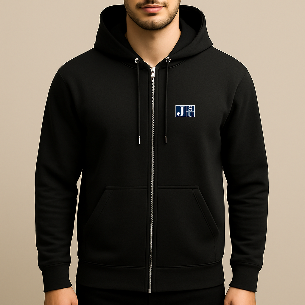 Men's Jackson State Tigers Logo  Zipper Hoodie