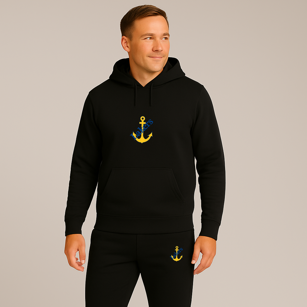 Men's Lake Superior State Lakers Logo Hoodie Joggers Set