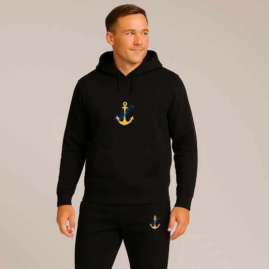 Men's Lake Superior State Lakers Logo Hoodie Joggers Set