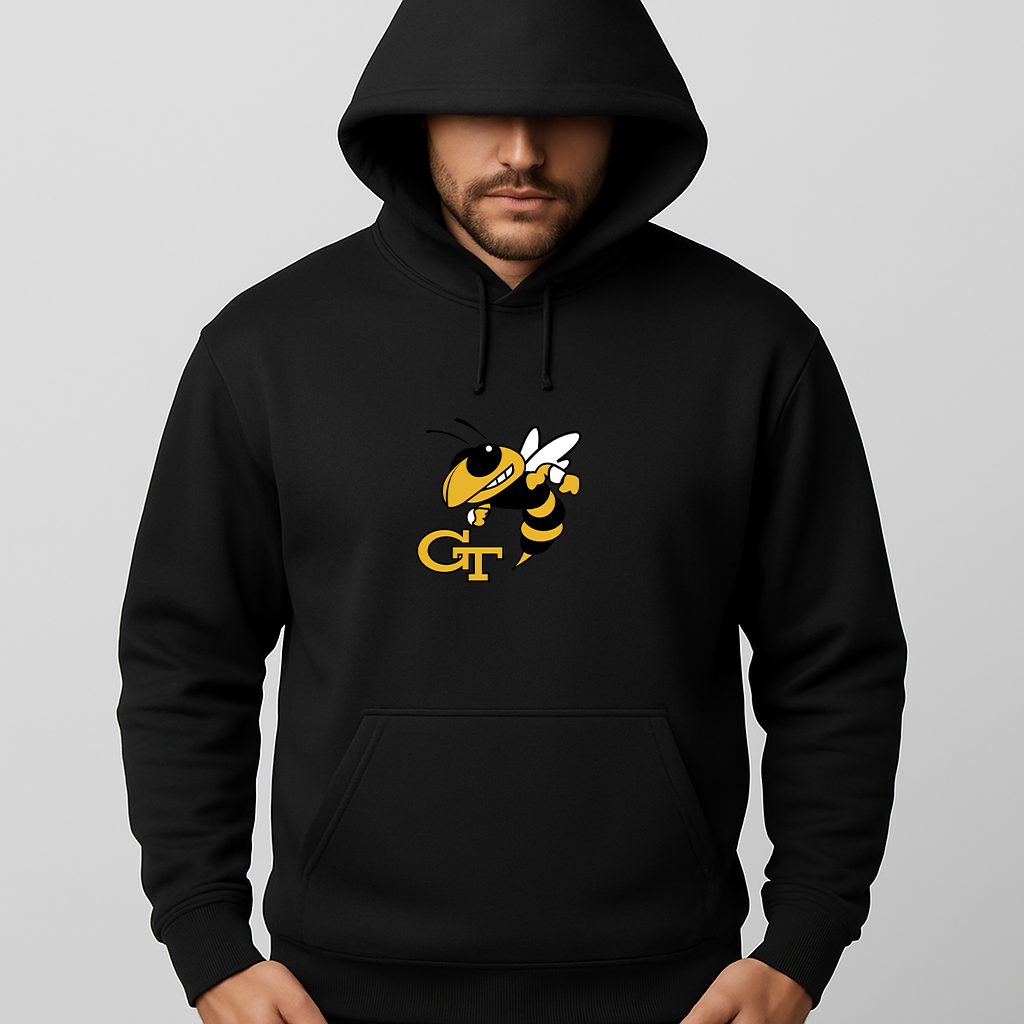 Men's Georgia Tech Yellow Jackets Logo Pullover Hoodie