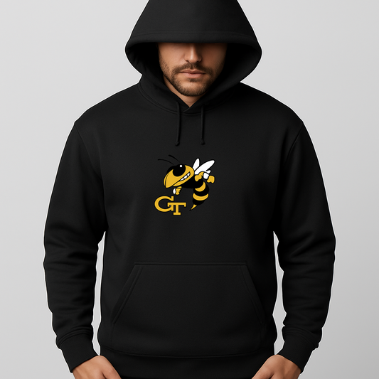 Men's Georgia Tech Yellow Jackets Logo Pullover Hoodie