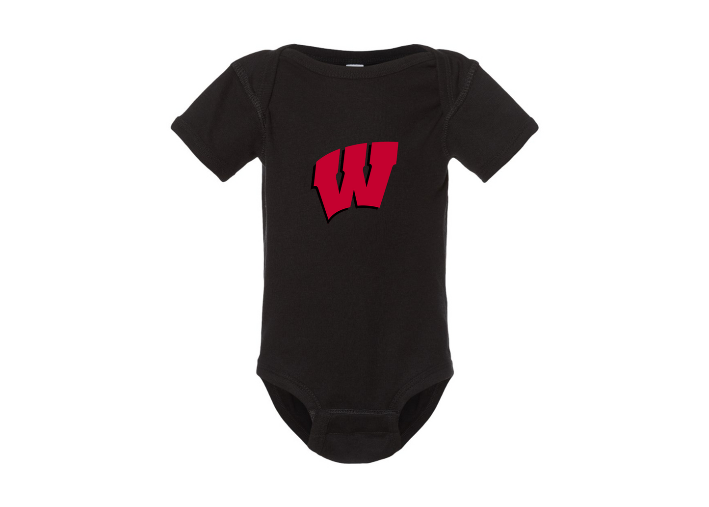Wisconsin Badgers Rabbit Skins Infant Baby Rib Bodysuit