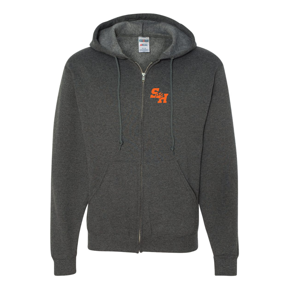 Men's Sam Houston State Bearkats Logo JERZEES NuBlend Full-Zip Hooded Sweatshirt